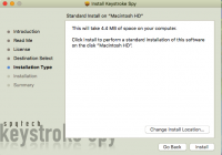 Captura de pantalla #1 de Spytech'de Pulsaciones de Espía para Mac OS