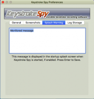 Captura de pantalla #10 de Spytech'de Pulsaciones de Espía para Mac OS