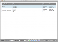Captura de pantalla #7 de Aobo Mac OS X Registrador de teclas Standard Edition
