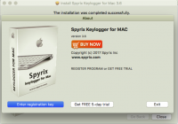 Capture d'écran #2 de Spyrix Enregistreur de frappe Pour Mac OS