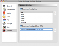 Captura de pantalla #2 de Perfect Registrador de teclas para Mac