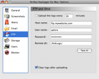 Captura de pantalla #5 de Perfect Registrador de teclas para Mac