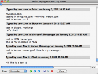 Captura de pantalla #7 de Perfect Registrador de teclas para Mac